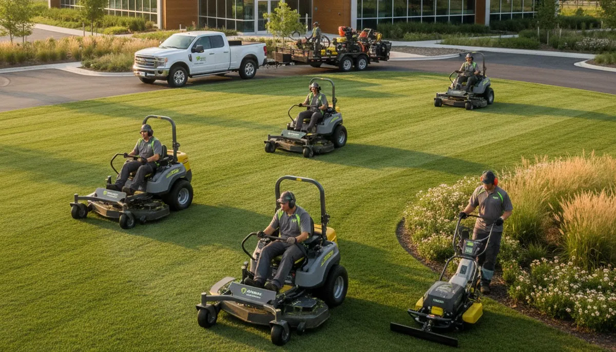 Professional lawn mowing service in Cambridge, MA by Chop Chop Landscaping